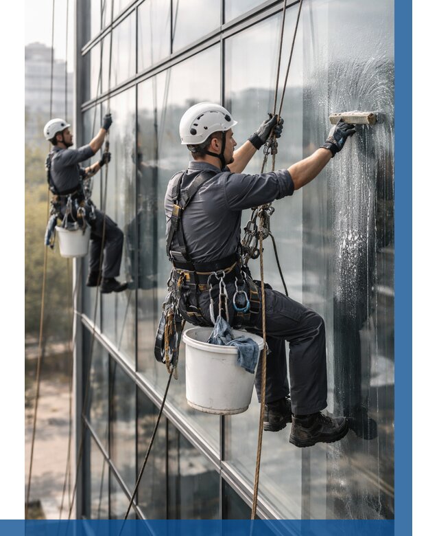 Мойка сплошного остекления в Мегионе, заказать от 313 р.| ВЫСОТНИК-Мго