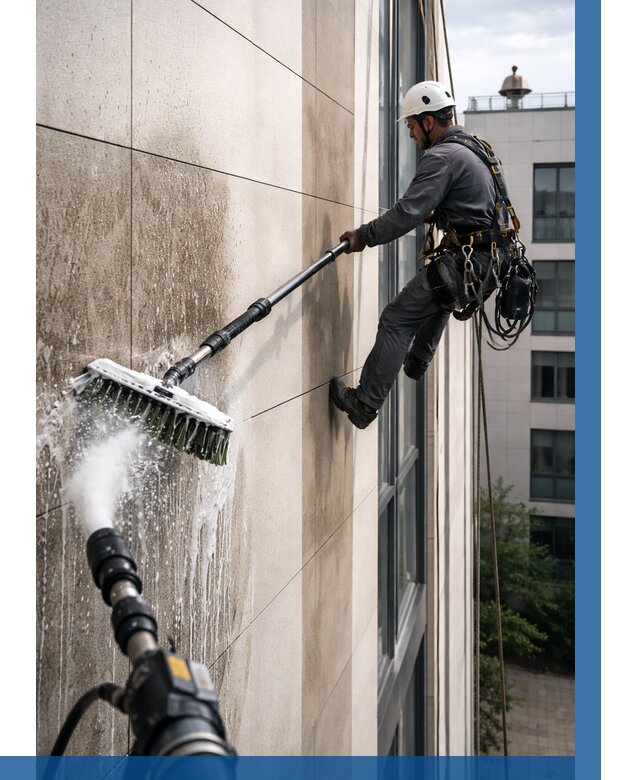 Мойка фасада из керамогранита в Мегионе от 313 р. | ВЫСОТНИК-Мго