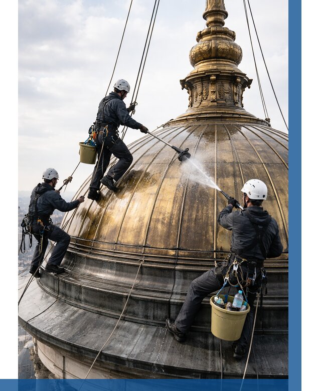 Мойка куполов и шпилей в Мегионе от 8340 р. - заказать | ВЫСОТНИК-Мго