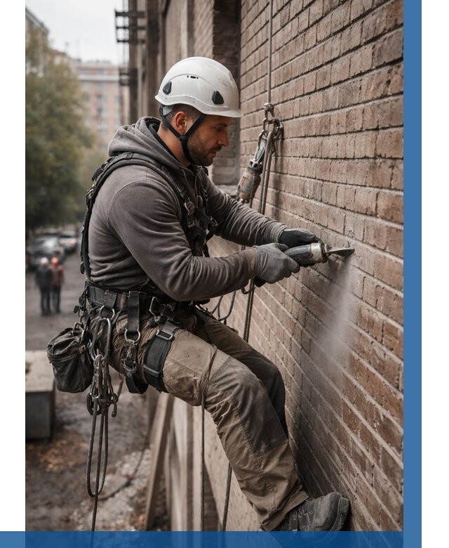 Расшивка кирпичных швов в Мегионе от 626 р. | ВЫСОТНИК-Мго