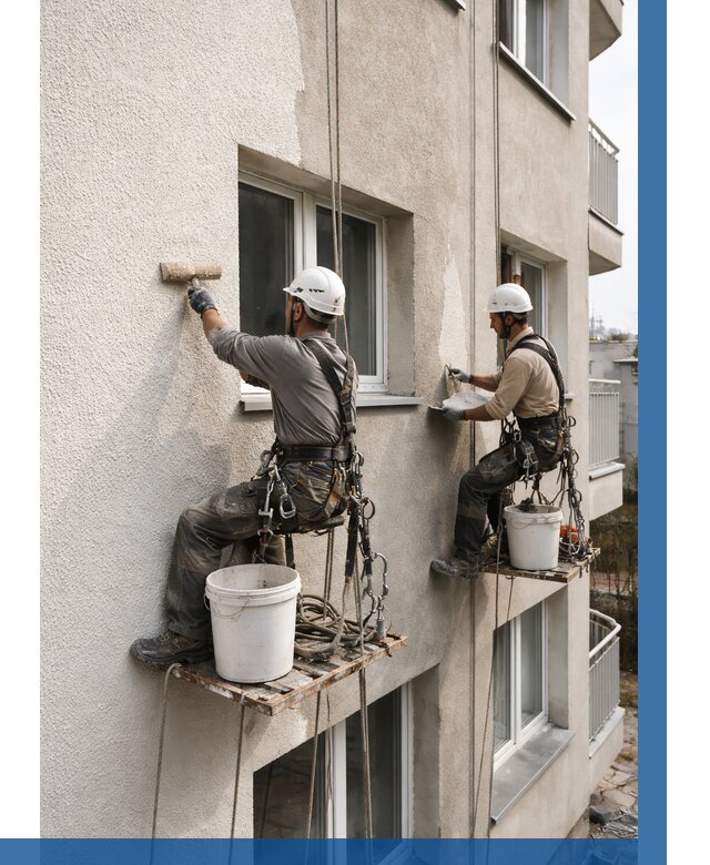 Нанесение короеда на фасад в Мегионе от 469 р. | ВЫСОТНИК-Мго