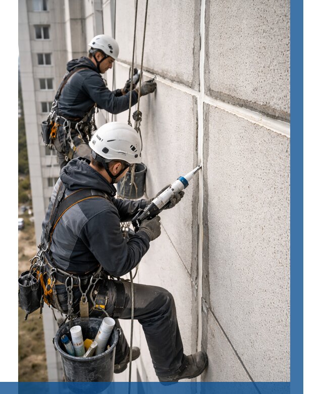 Герметизация межпанельных швов в Мегионе от 730 р. | ВЫСОТНИК-Мго