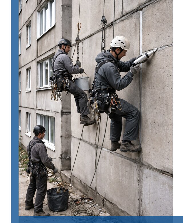 Герметизация межпанельных швов в Мегионе с гарантией герметичности