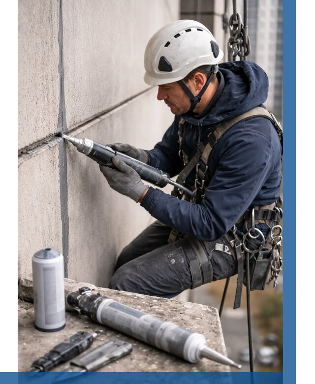 Вторичная герметизация швов в Мегионе от 469 р. | ВЫСОТНИК-Мго