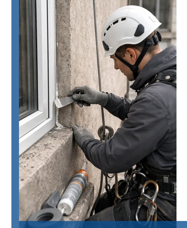 Герметизация монтажных швов окон в Мегионе с гарантией качества