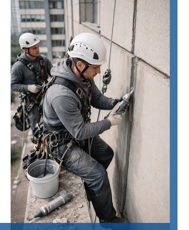 Ремонт деформационных швов здания в Мегионе от 1043 р. | ВЫСОТНИК-Мго