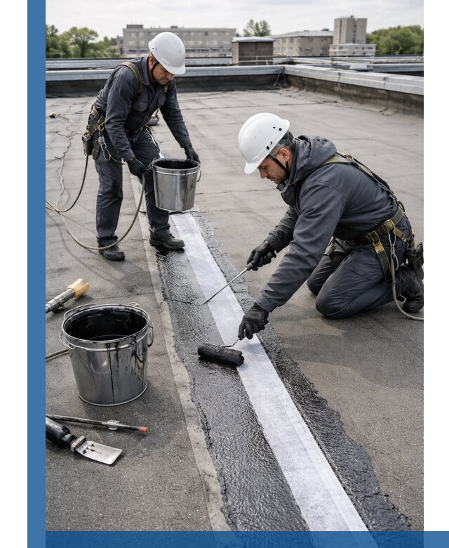 Гидроизоляция кровли мастикой в Мегионе надежная защита