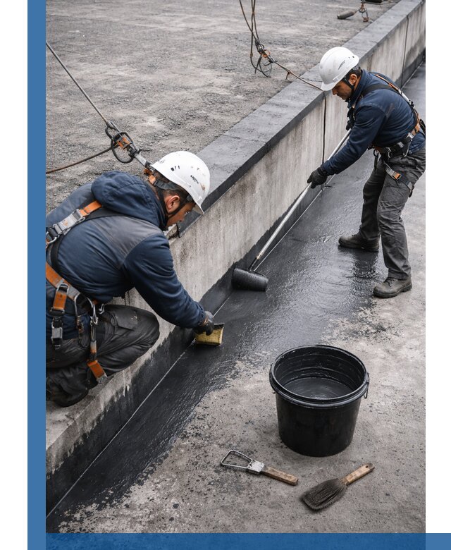 Гидроизоляция кровли жидкой резиной профессионально в Мегионе