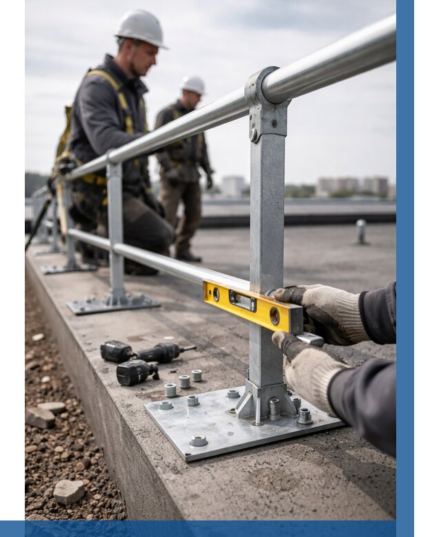 Монтаж кровельного ограждения в Мегионе от 1251 р. | ВЫСОТНИК-Мго