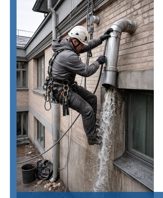 Профессиональная прочистка водосточных труб в Мегионе с гарантией