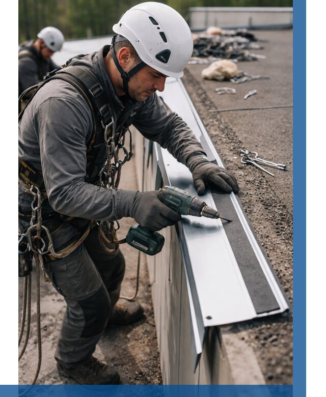 Монтаж капельника на кровле в Мегионе от 313 р. | ВЫСОТНИК-Мго