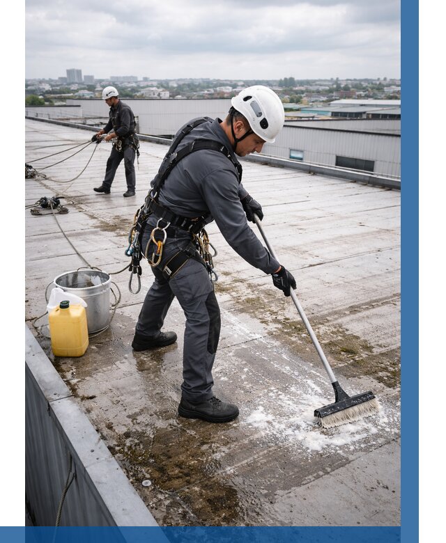 Очистка крыши по графику в Мегионе от 7819 р. | ВЫСОТНИК-Мго