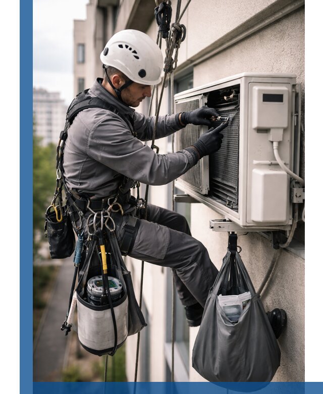 Обслуживание внешнего блока кондиционера в Мегионе профессионально