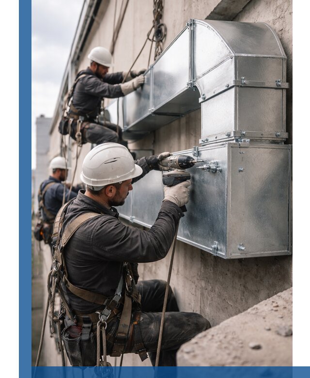 Профессиональный монтаж вентиляционных коробов в Мегионе под ключ