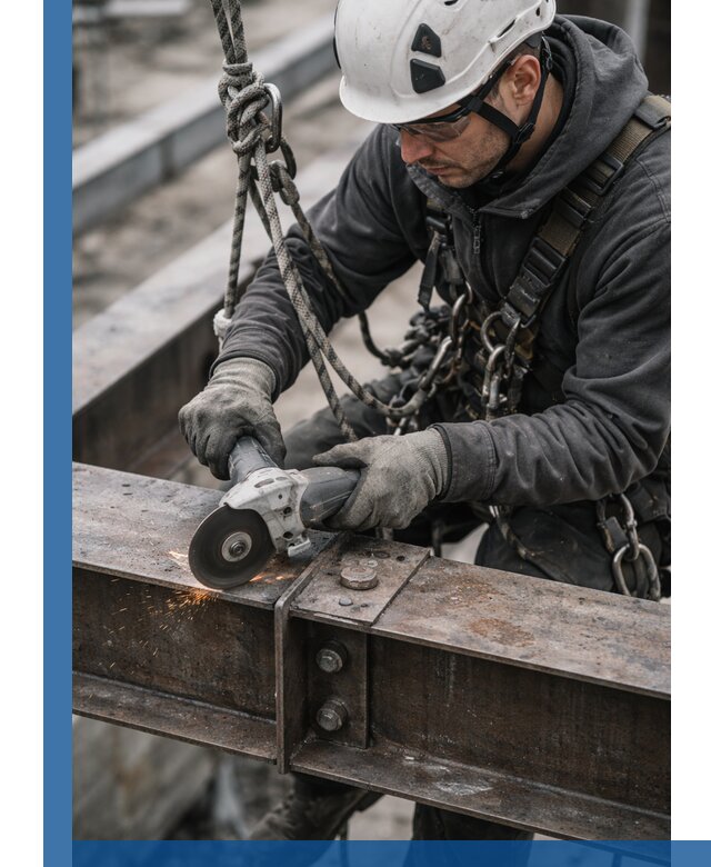 Резка металла на высоте в Мегионе для зданий и конструкций