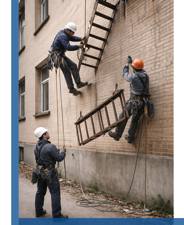 Демонтаж пожарной лестницы в Мегионе быстро и безопасно