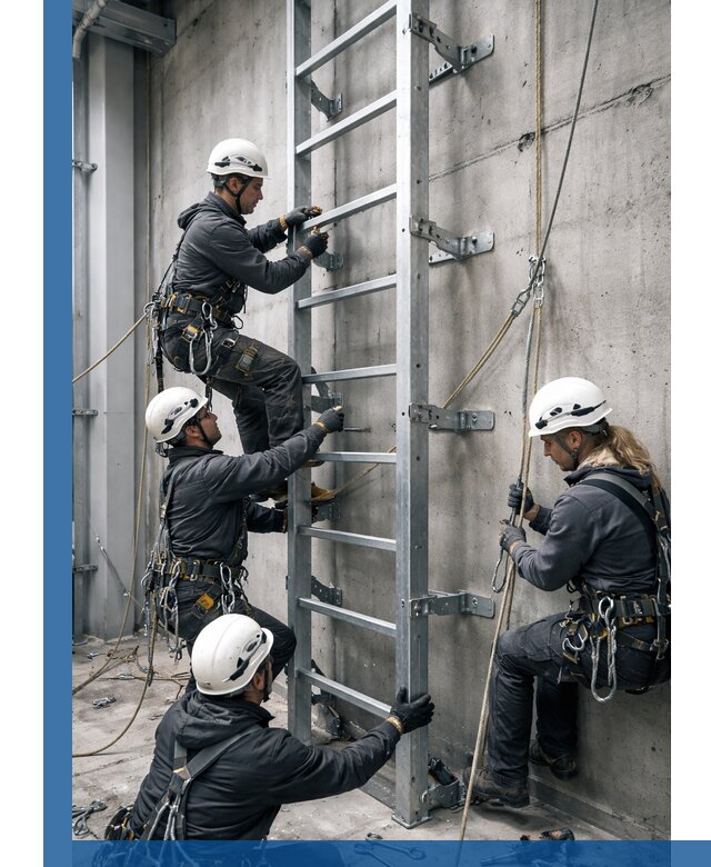 Монтаж металлических лестниц в Мегионе под ключ со гарантией