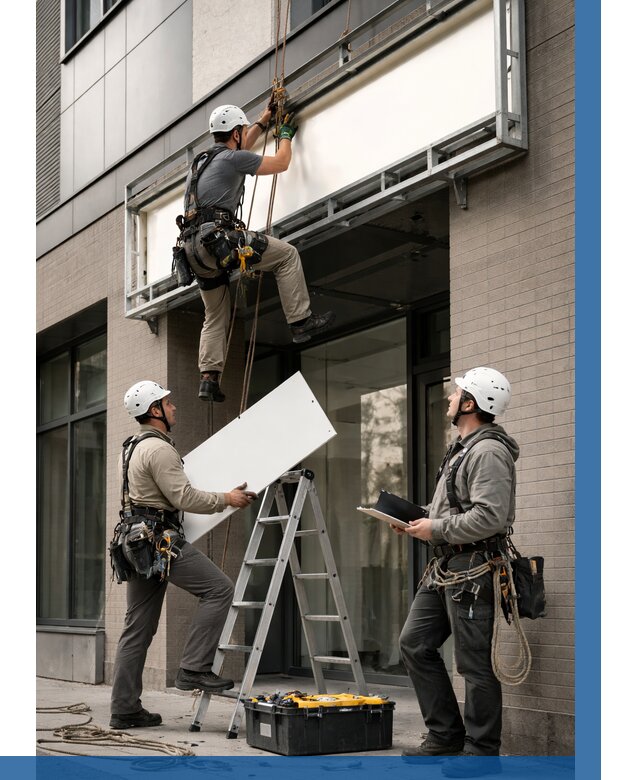 Монтаж светового короба в Мегионе от 6776 р. | ВЫСОТНИК-Мго