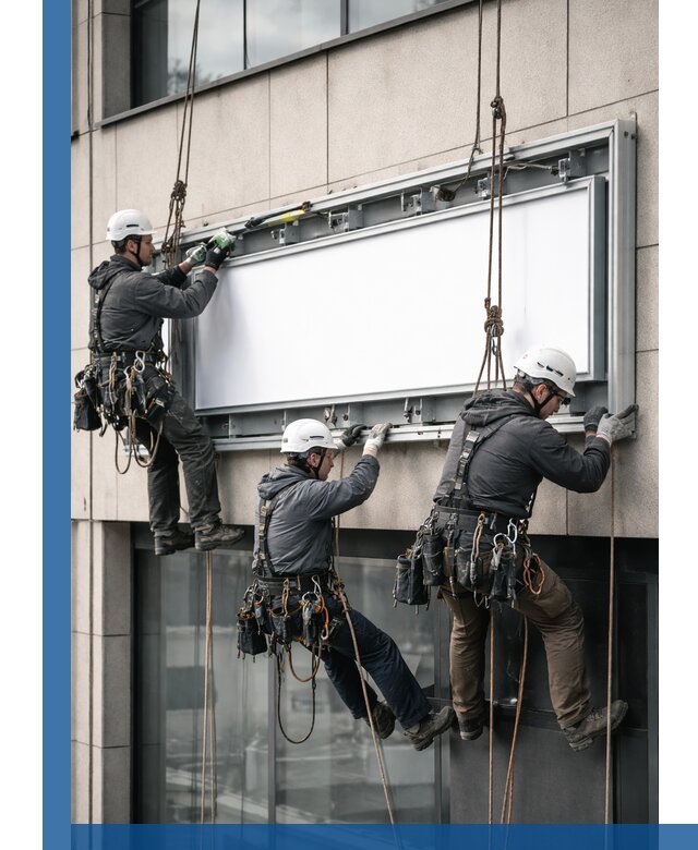 Профессиональный монтаж светового короба под ключ в Мегионе