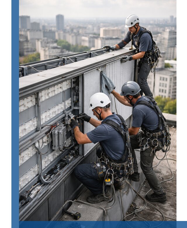 Профессиональное обслуживание крышной рекламы в Мегионе под ключ