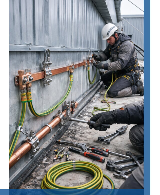 Монтаж заземления здания в Мегионе от 26063 р. | ВЫСОТНИК-Мго