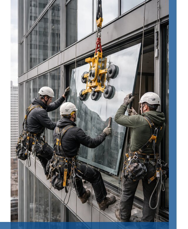 Фасадное остекление зданий под ключ в Мегионе от 10425 р. | ВЫСОТНИК-Мго