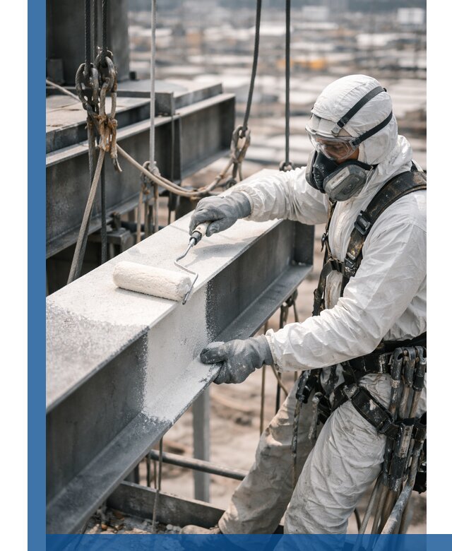 Профессиональная огнезащитная обработка металлоконструкций в Мегионе