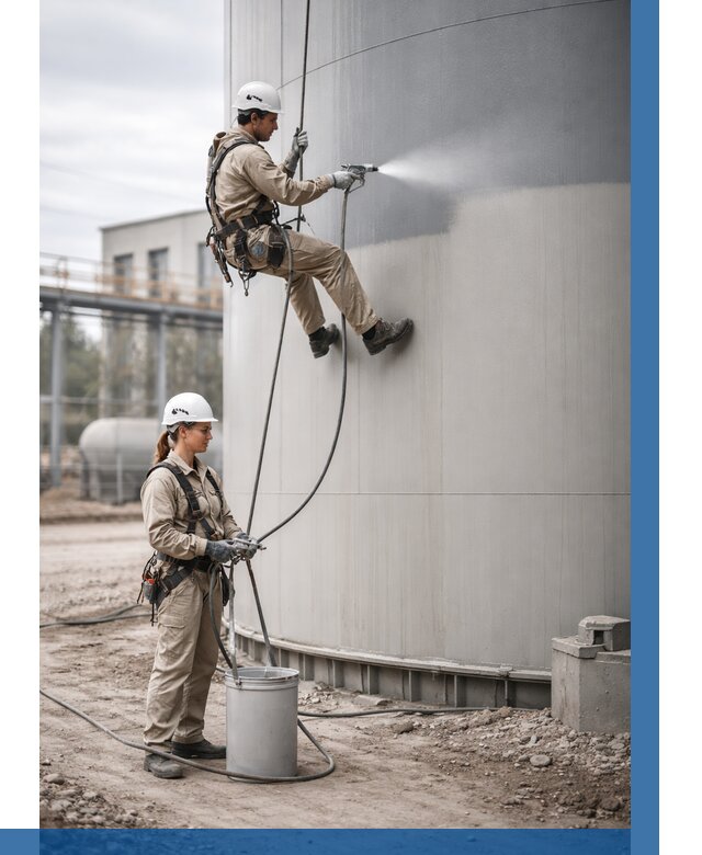 Покраска резервуаров в Мегионе от 1251 р. | ВЫСОТНИК-Мго — заказать