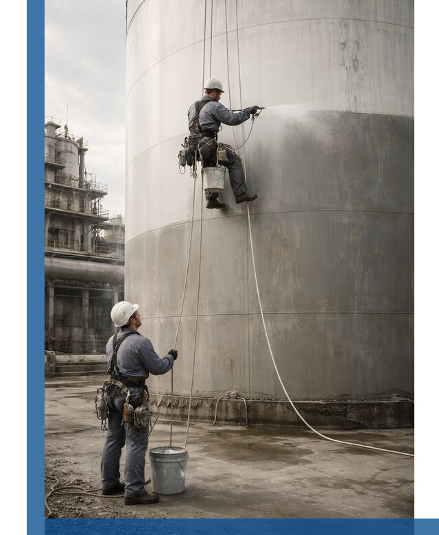 Покраска стальных резервуаров и емкостей в Мегионе профессионально