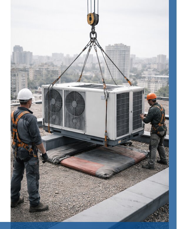 Подъем груза на крышу в Мегионе от 5213 р. | ВЫСОТНИК-Мго заказать