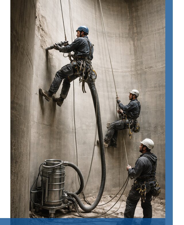 Зачистка силосов в Мегионе от 4691 р. Договор и смета ВЫСОТНИК-Мго