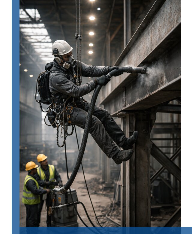 Обеспыливание конструкций в цехах промышленного производства в Мегионе