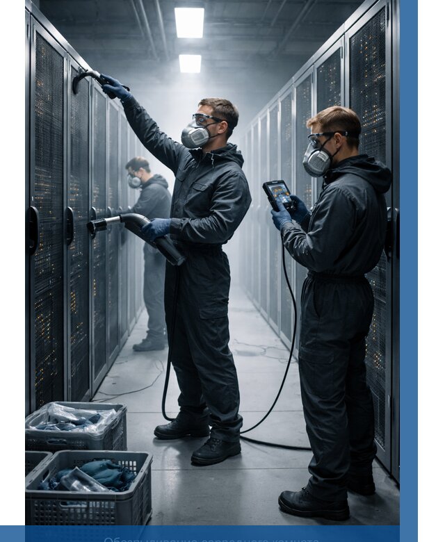 Обеспыливание серверной комнаты в Мегионе от 4691 р. | ВЫСОТНИК-Мго