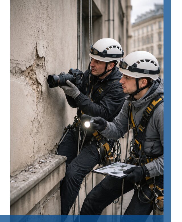 Фотофиксация дефектов фасада в Мегионе от 4691 р. | ВЫСОТНИК-Мго