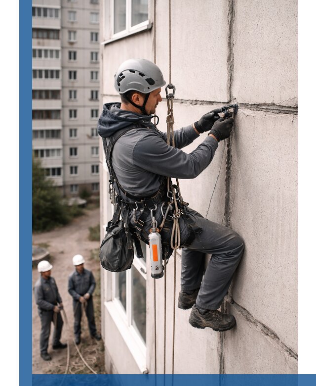 Обследование межпанельных швов и герметизация в Мегионе