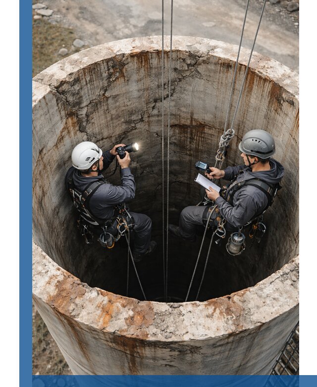 Обследование дымовой трубы: диагностика и оценка состояния в Мегионе